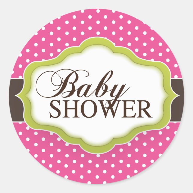 Stickers baby shower (Devant)