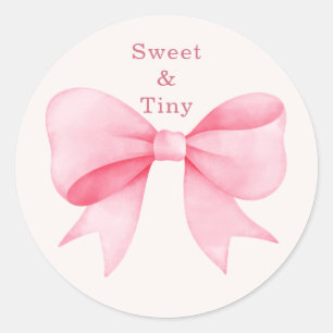 Stickers Baby shower Citrouille à mâchoires roses