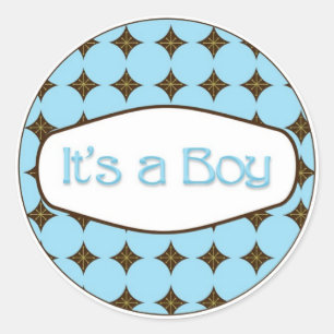 Stickers baby shower Cupcake Toppers C'est un garç