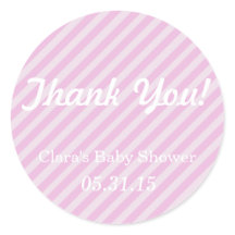 Stickers Baby shower Merci