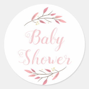 Stickers Baby shower personnalisés