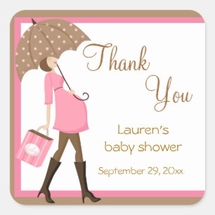 Stickers Baby shower Shopper Rose