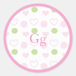Stickers baby shower "Sucre et épices" 1 1/2" ou 3