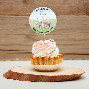 Stickers Baby shower Teepees and Minuscules orteil