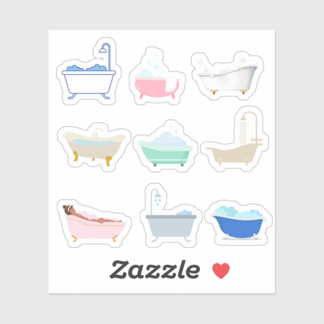 Stickers bain (Feuille)
