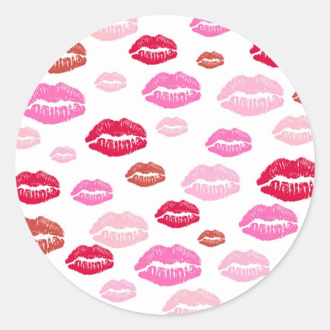 Stickers Baisers Roses (Devant)