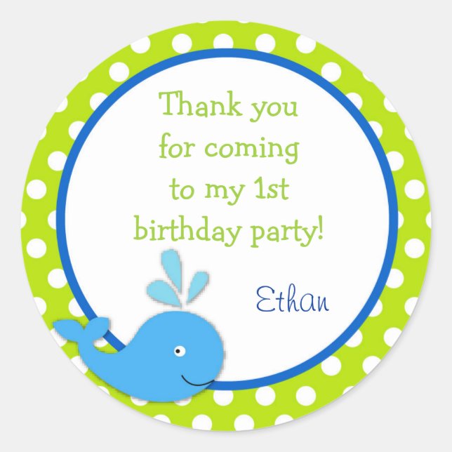 Stickers baleine (Devant)