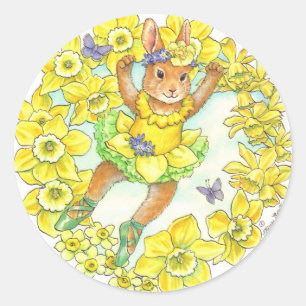 Stickers Ballerina Bunny
