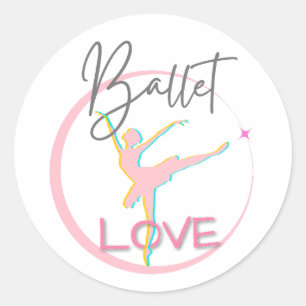 Stickers Ballet Love et Étiquette