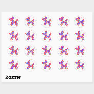 Stickers Balloon Dogs Party