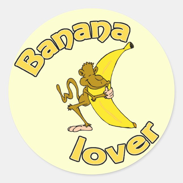 Stickers Banana Lover (Devant)