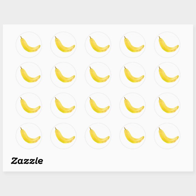 Stickers banane (Feuille)