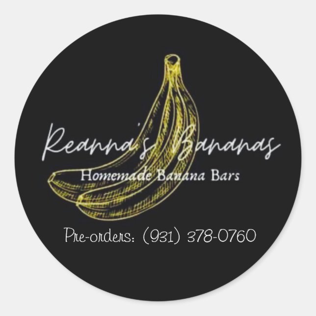 Stickers bananes de Reanna (Devant)