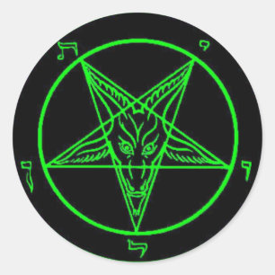 Stickers Baphomet Vert