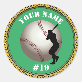 Stickers Baseball - Name und Nummer hinzufügen