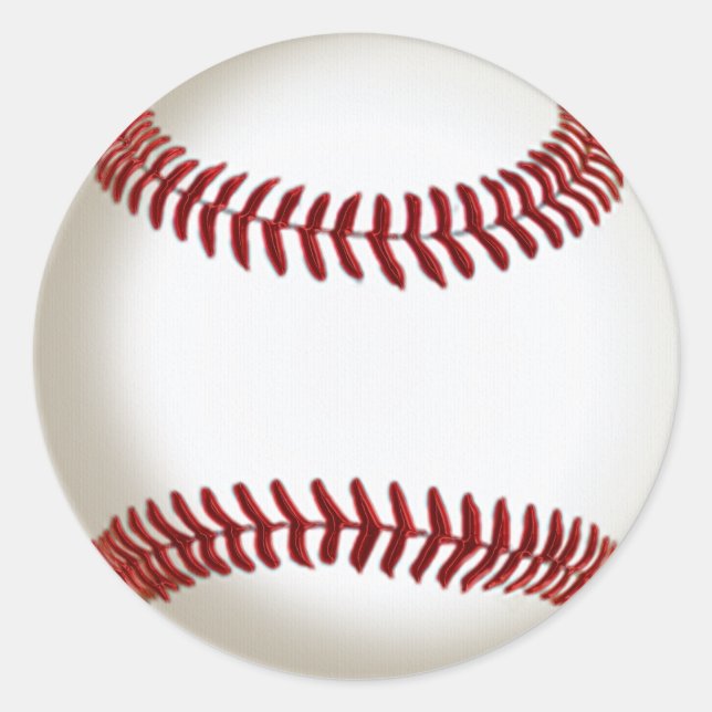 Stickers BASEBALL vierges pour autocollants manusc (Devant)