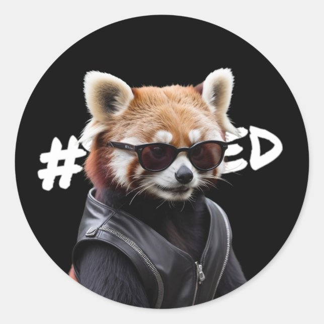 Stickers basés Red Panda (Devant)