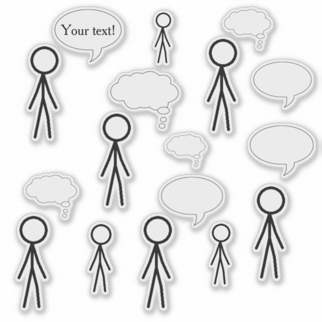 Stickers Bâtons et Bulles (Devant)