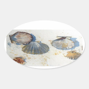 Stickers Beach Sea Shell