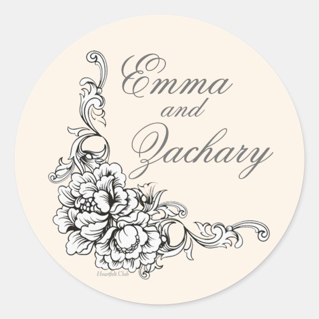 Stickers beauté baroque (Devant)