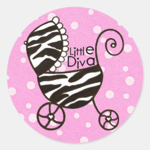 stickers bébé "Little Diva"
