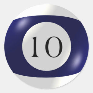 Stickers - Billard - 10 Ball