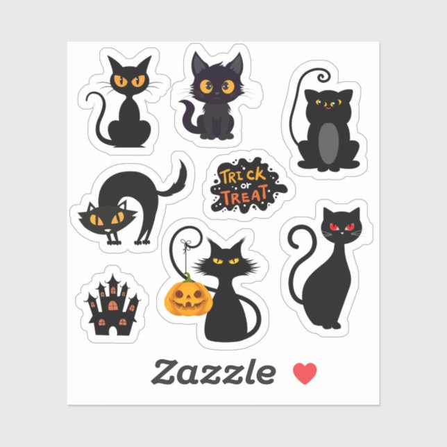 Stickers Black Halloween Edition (Feuille)
