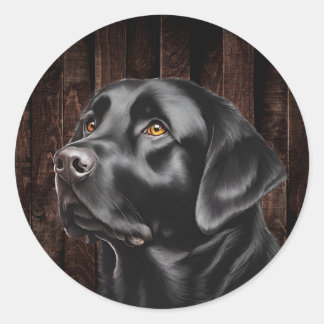 Stickers Black Lab
