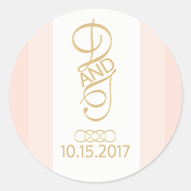 Stickers Blush et Gold (Devant)
