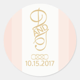 Stickers Blush et Gold