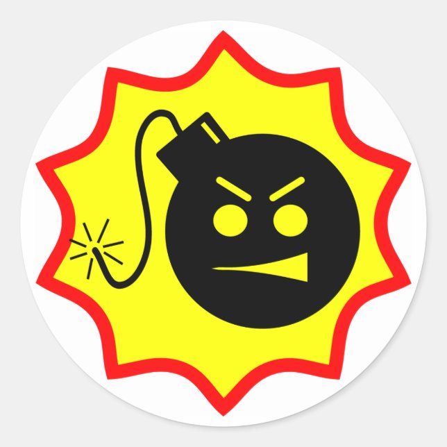 Stickers Bombe Sérieux (Devant)