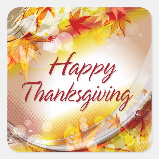 Stickers bon thanksgiving 11 (Devant)