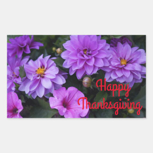 Stickers bon thanksgiving Dahlia Lilac & Petunia