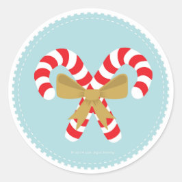 Stickers bonbons de Noël