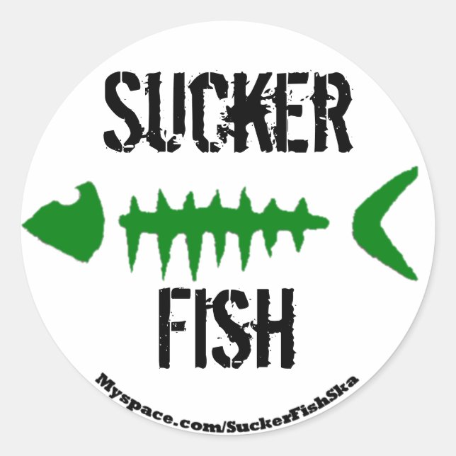 Stickers Bonefish ronds (Devant)