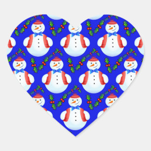 stickers bonhomme de neige de noël