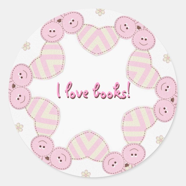 Stickers BookWorm (Devant)