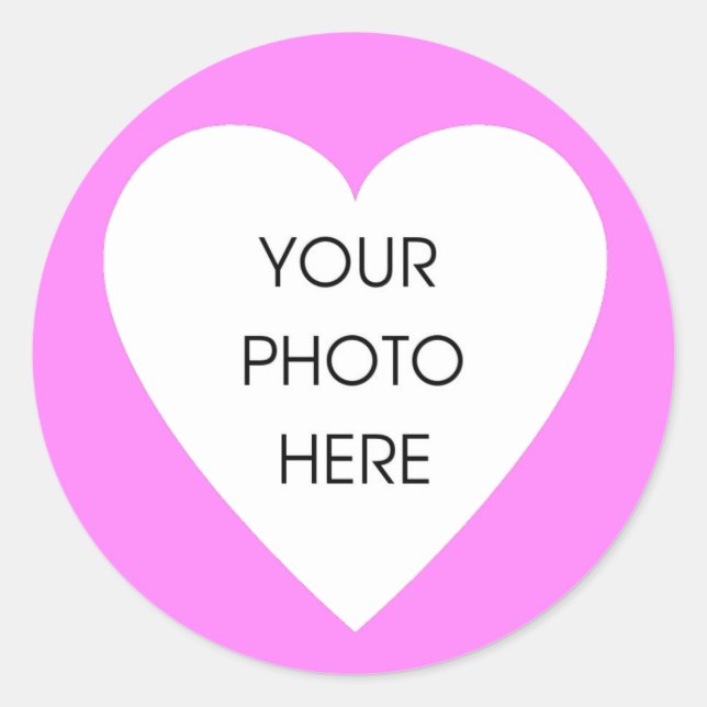 Stickers Bordure Coeur Rose (Devant)