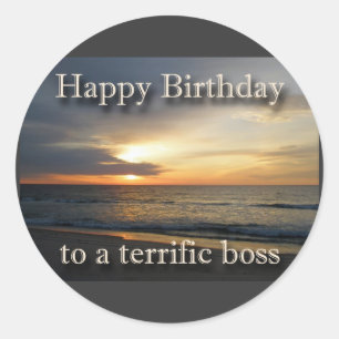 Stickers Boss du lever du soleil