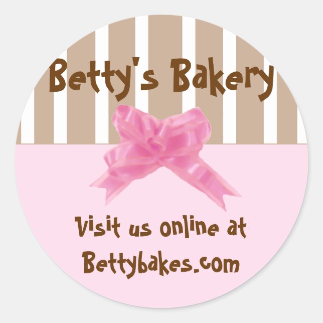 Stickers boulangerie Whimsical (Devant)