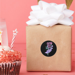 Stickers Bouquet gothique