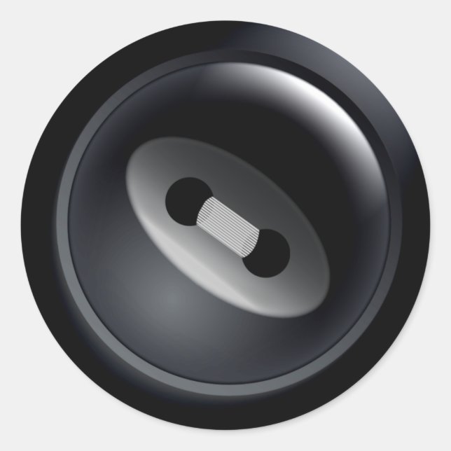 Stickers Bouton noir (Devant)