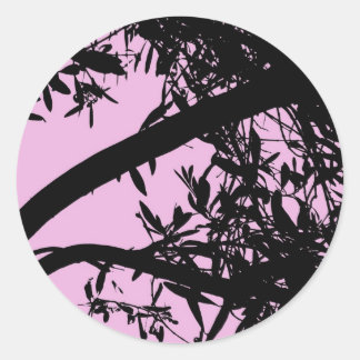Stickers Branche Arbre Rose