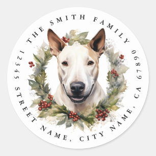 Stickers Bull Terrier Round