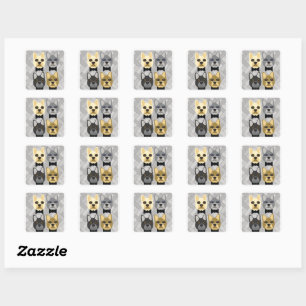 Stickers Bulldog français