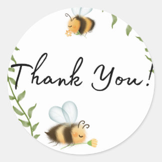 Stickers Bumble Bee Merci