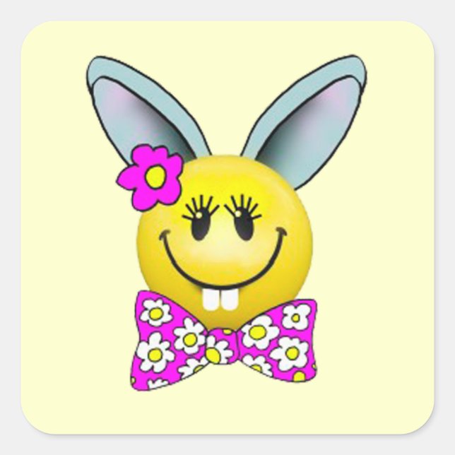 Stickers Bunny de Pâques (Devant)