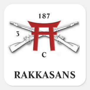 Stickers C Co 3D BN 187E INFANTERIE