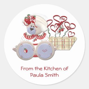 Stickers Cadeau Ours Teddy