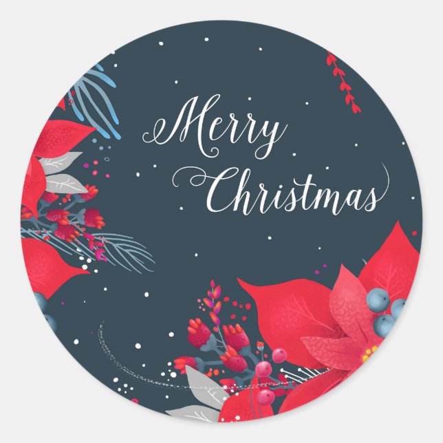 Stickers cadeaux de Noël Joyeux (Devant)